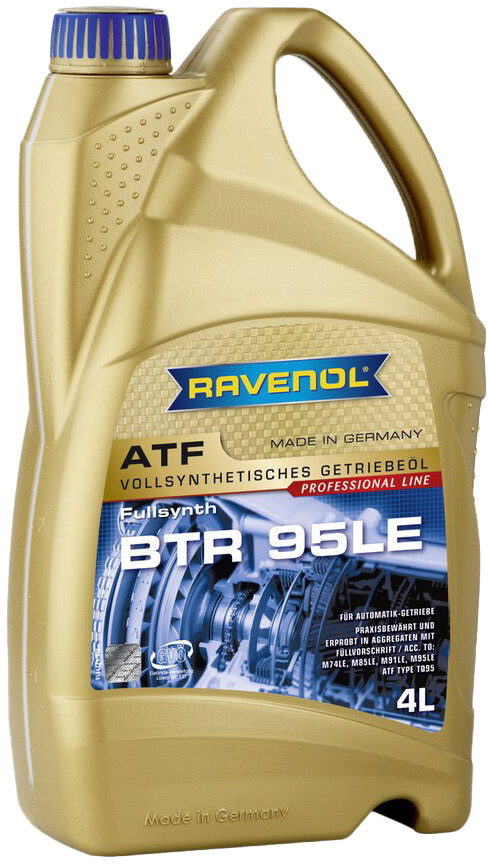 

Трансмиссионное масло Ravenol ATF BTR 95LE синтетическое 1211116004