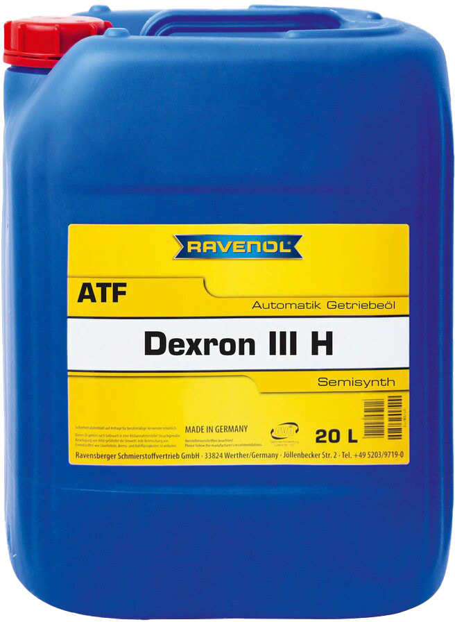 

Трансмиссионное масло Ravenol ATF Dexron III H полусинтетическое 121210020