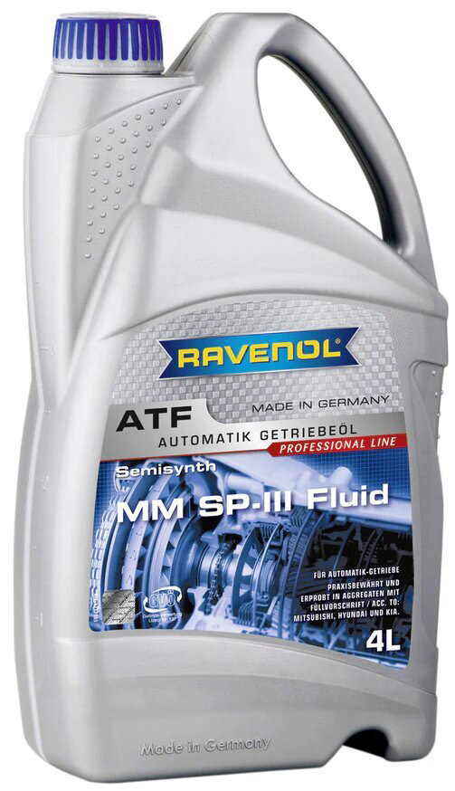 

Трансмиссионное масло Ravenol ATF MM SP-III Fluid 12121034