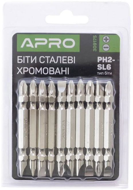 

Набор бит Apro 309175 10 шт.