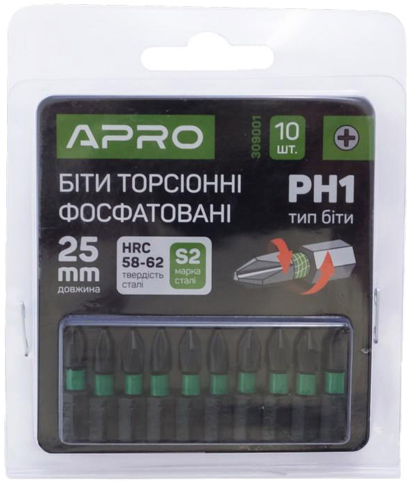 

Набор бит Apro 309001 10 шт.