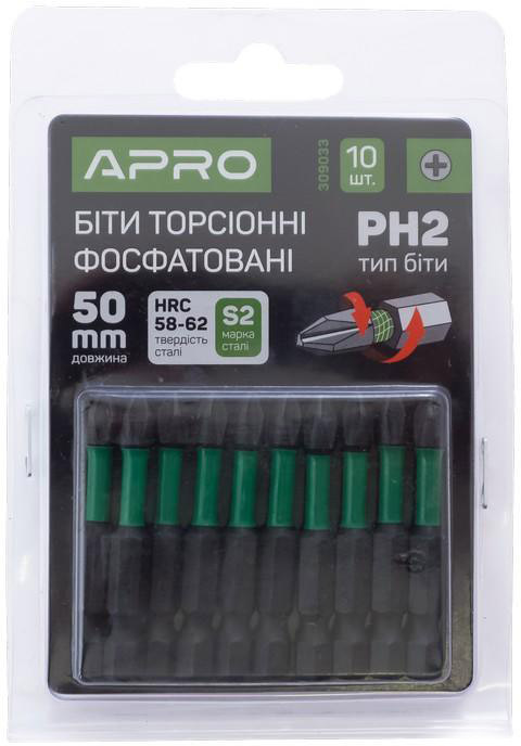 

Набор бит Apro 309033 10 шт.