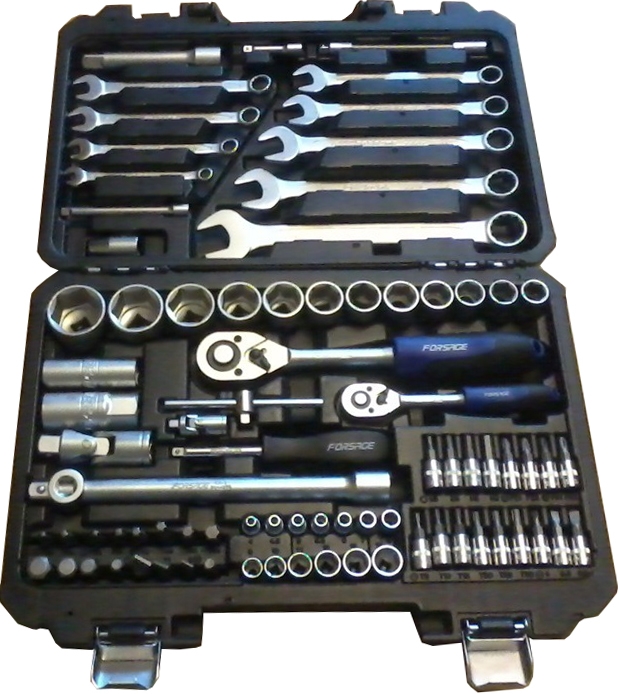 

Набор инструментов Forsage F48215PL 1/2", 1/4" 82 шт.