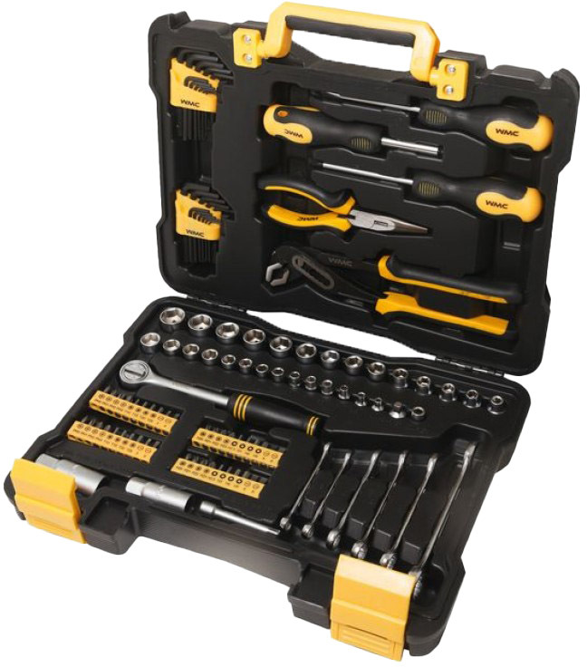 

Набор инструментов WMC Tools 30108 1/4", 3/8" 108 ед.