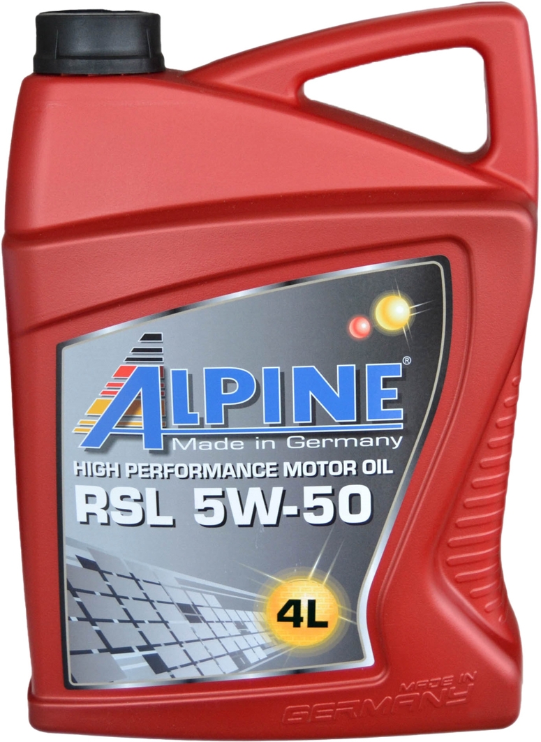 

Моторное масло Alpine RSL 5W-50 синтетическое 101428