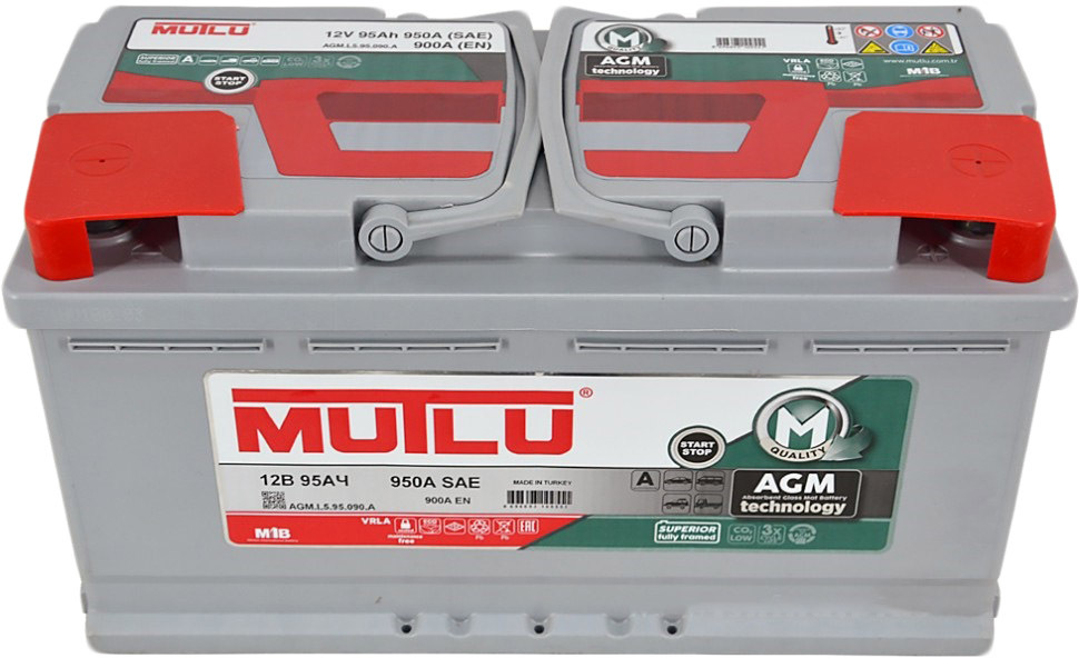 

Аккумулятор Mutlu 6 CT-95-R AGM Start Stop AGML595090A