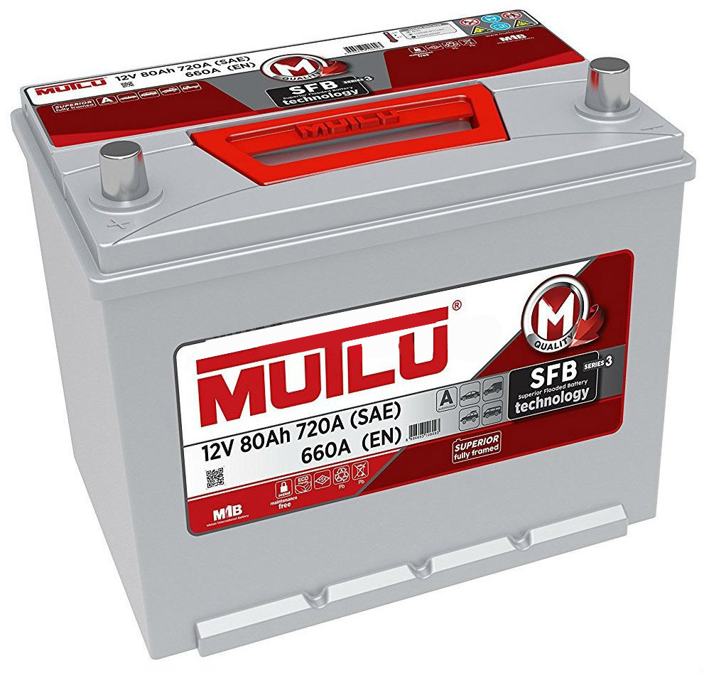 

Аккумулятор Mutlu 6 CT-80-L S3 SMF95D26FR