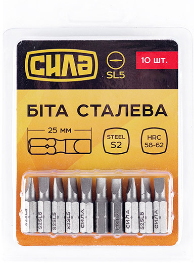 

Набор бит Сила 309223 10 шт.