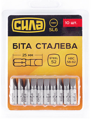 

Набор бит Сила 309225 10 шт.