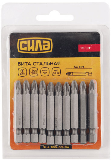 

Набор бит Сила 309240 10 шт.