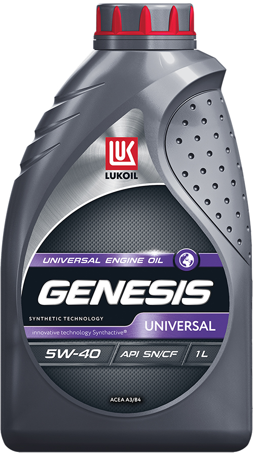 

Моторное масло Lukoil Genesis Universal 5W-40 синтетическое GENESISUNIVERSAL5W401L