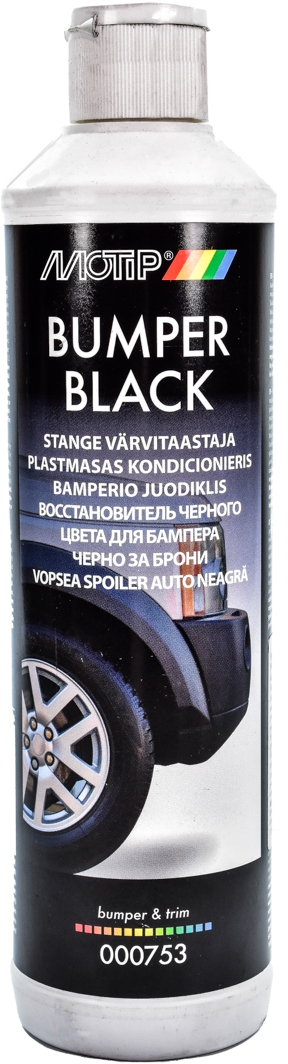 

Цветной полироль для кузова Motip Bumper Black черный 000753