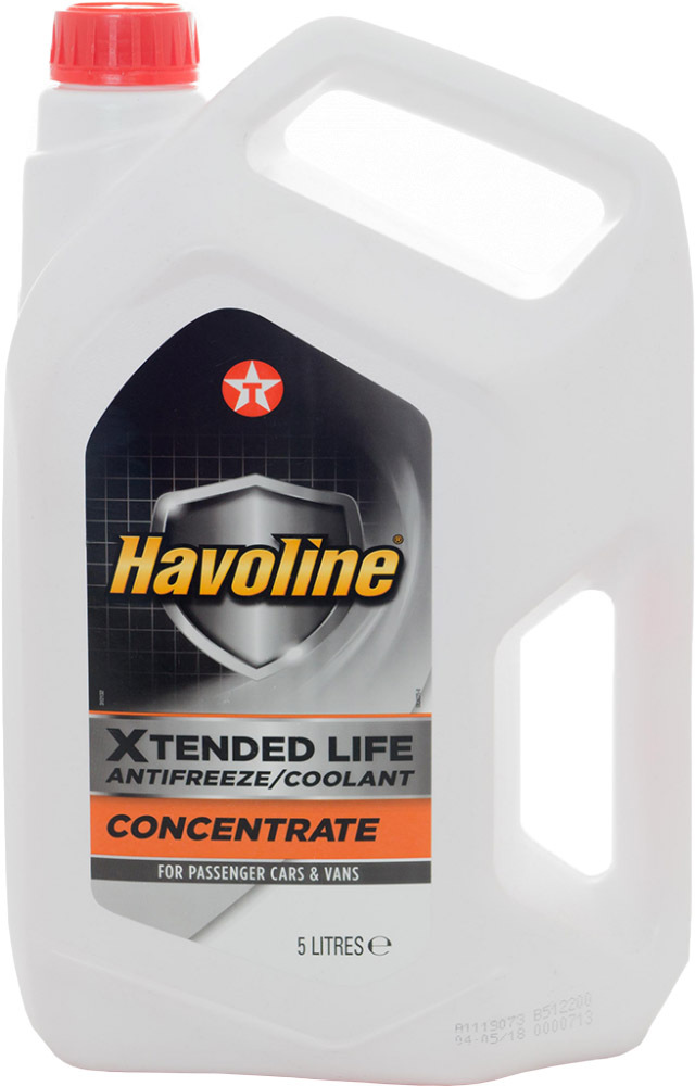 

Концентрат антифриза Texaco Havoline Xtended Life красный TXHavolineXLAFC5L