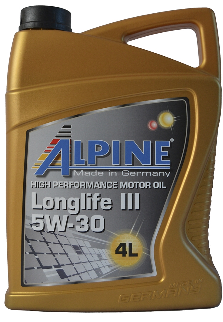 

Моторное масло Alpine Longlife III 5W-30 синтетическое 100288