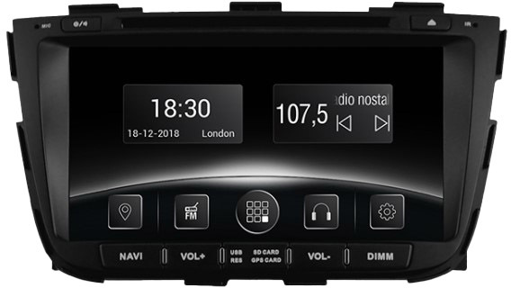 

Штатная магнитола Gazer CM6008-XM на KIA CM6008XM