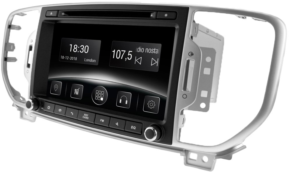 

Штатная магнитола Gazer CM5008-QL на KIA CM5008QL