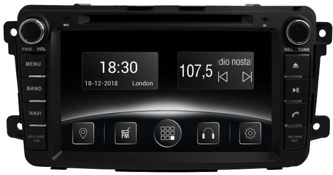 

Штатная магнитола Gazer CM6007-TB на Mazda CM6007TB