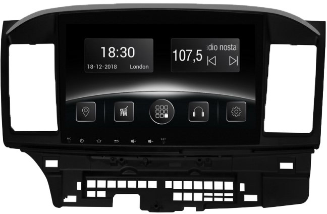 

Штатная магнитола Gazer CM5510-ASX10 на Mitsubishi CM5510ASX10