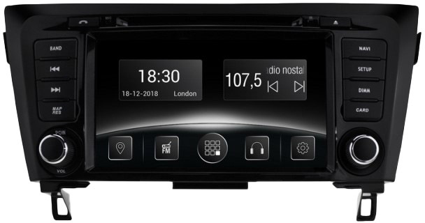 

Штатная магнитола Gazer CM5008-J11 на Nissan CM5008J11