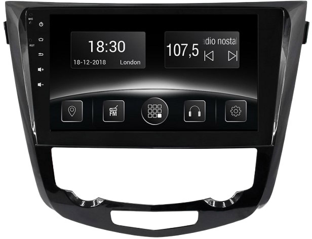 

Штатная магнитола Gazer CM6510-J11 на Nissan CM6510J11