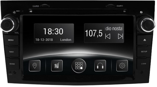 

Штатная магнитола Gazer CM5007-L48 на Opel CM5007L48
