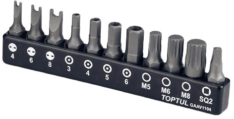 

Набор бит Toptul GAAV1104 11 шт.