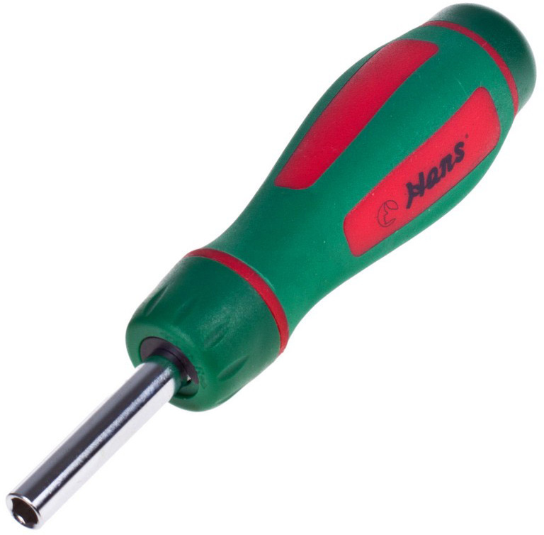 

Отвертка-битодержатель реверсивная Hans 1/4" 0001