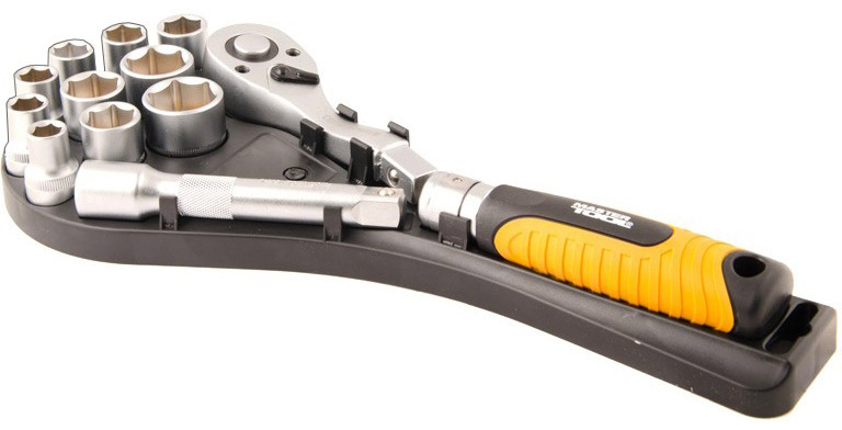 

Набор торцевых головок и комплектующих MasterTool 78-1213 10 шт. 1/2"