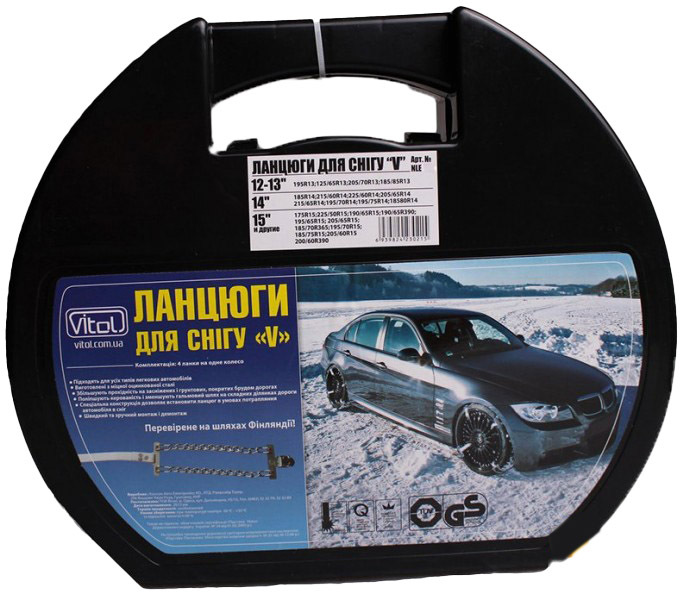 

Цепи на колеса Vitol R13-R15 MODEL3NLE-22