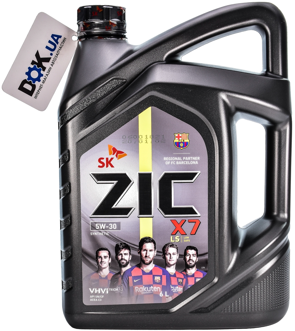 

Моторное масло ZIC X7 LS 5W-30 синтетическое 172619