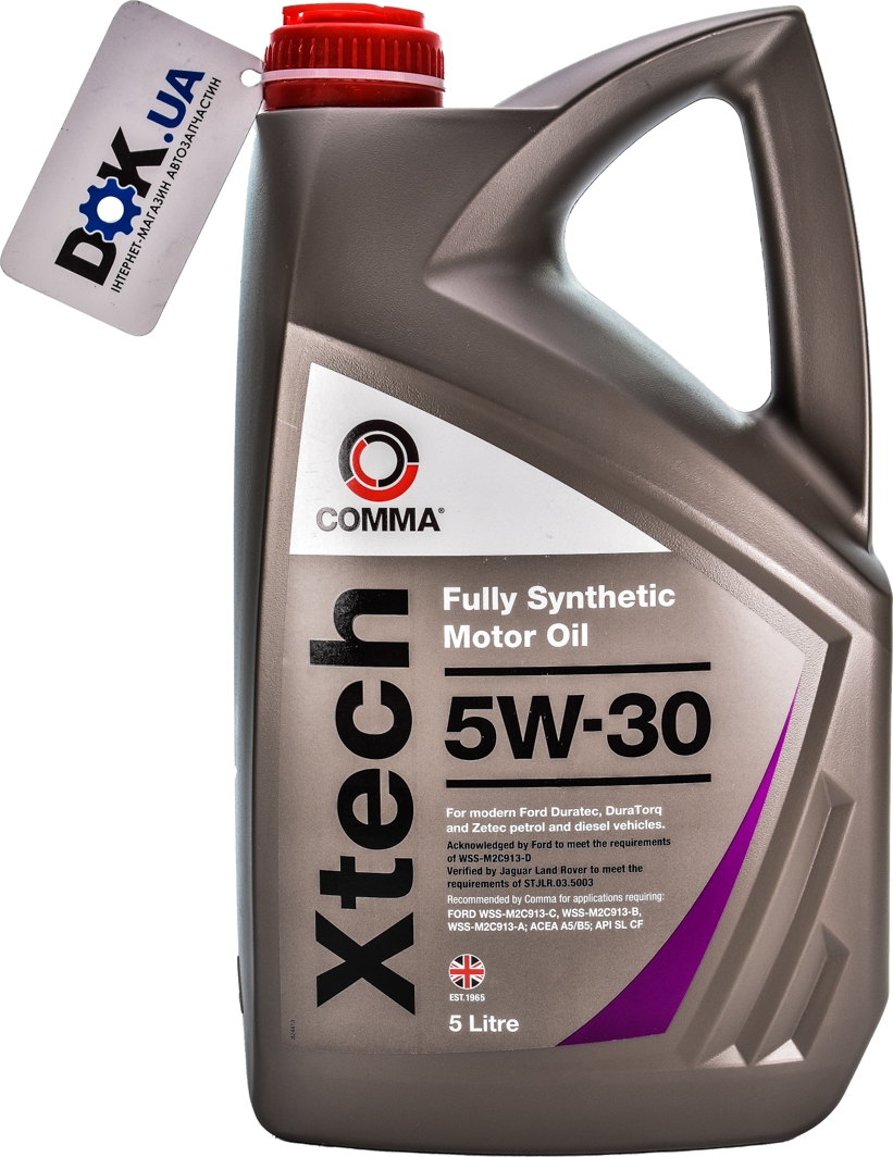 

Моторное масло Comma Xtech 5W-30 синтетическое XTC5L