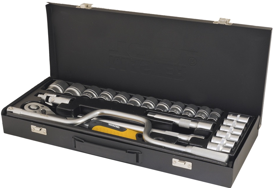 

Набор торцевых головок и комплектующих MasterTool 78-4125 18 шт. 1/2"