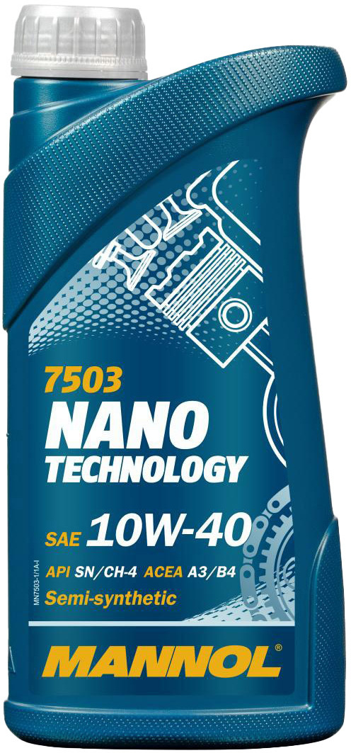 

Моторное масло Mannol Nano Technology 10W-40 полусинтетическое MN7503-5