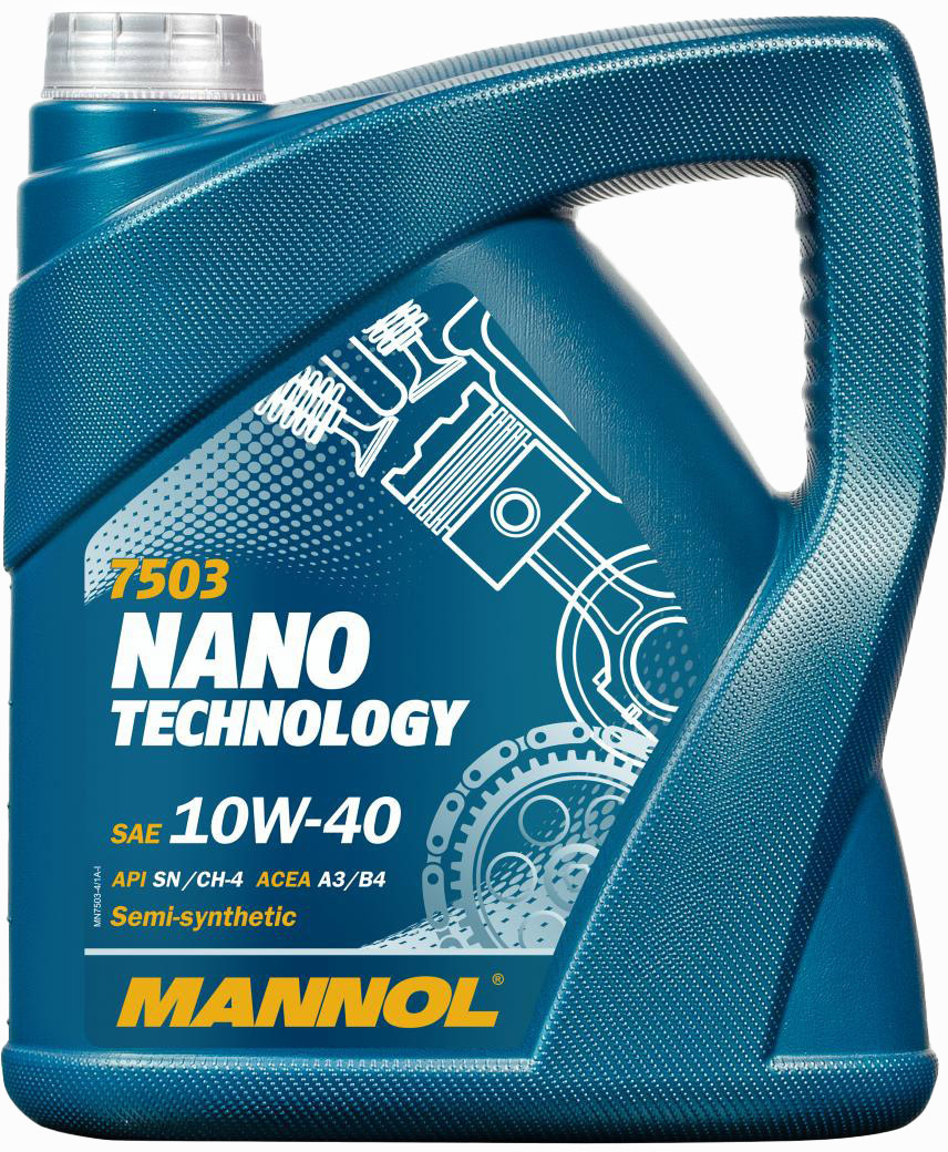

Моторное масло Mannol Nano Technology 10W-40 полусинтетическое MN7503-4