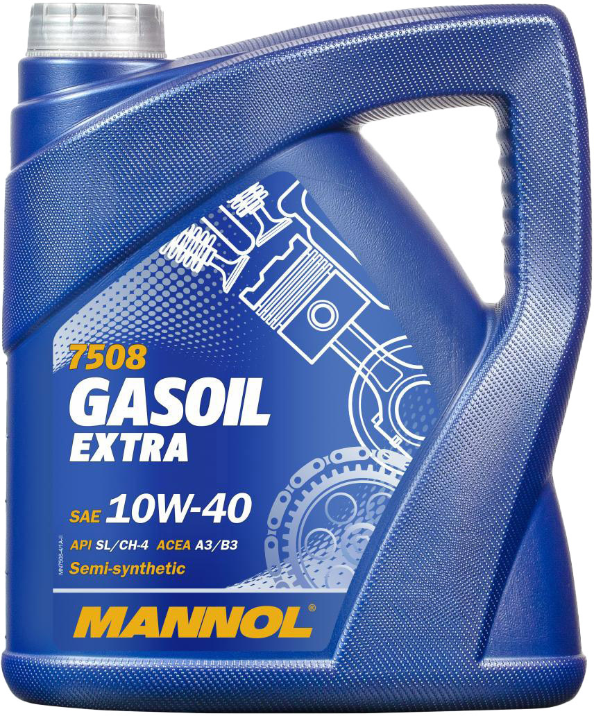 

Моторное масло Mannol Gasoil Extra 10W-40 полусинтетическое MN7508-4