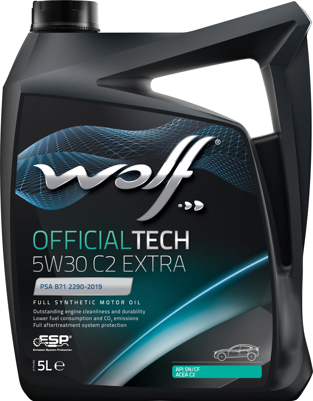 

Моторное масло Wolf Officialtech C2 Extra 5W-30 синтетическое 8339776