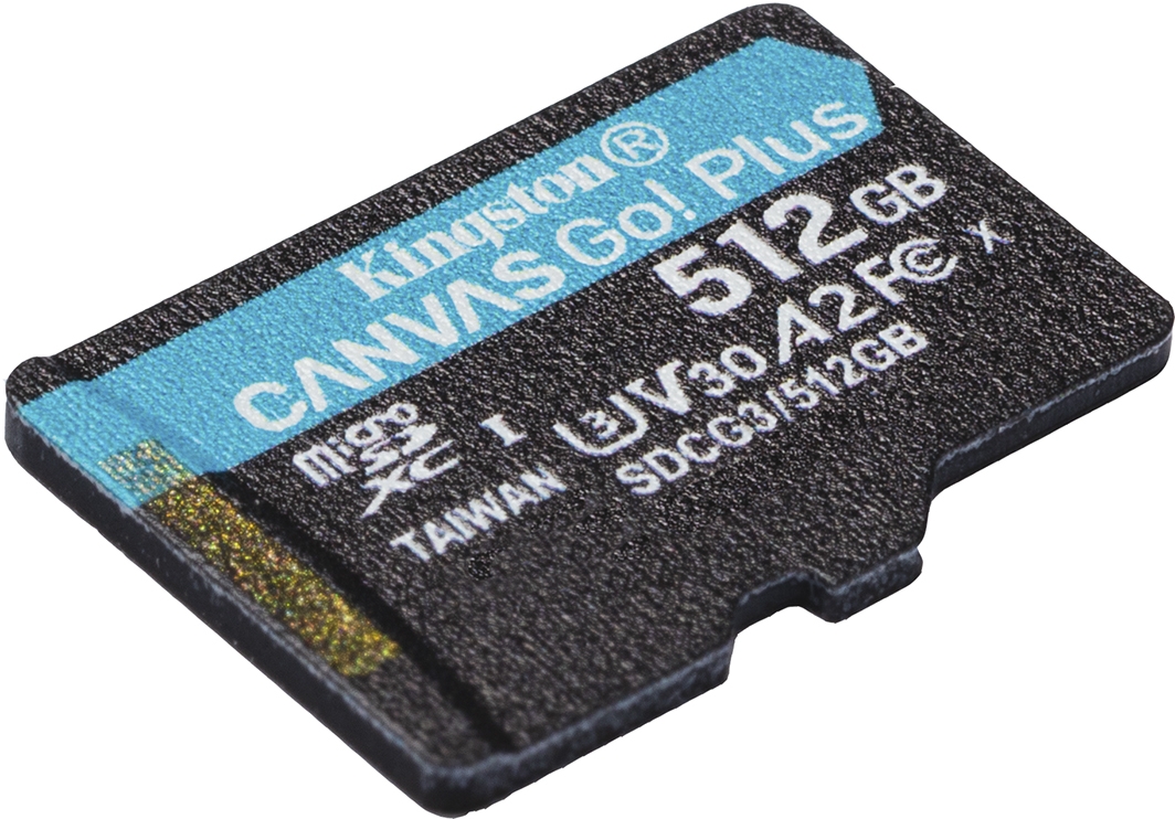 

Карта памяти Kingston Canvas Go! Plus microSDXC 512 ГБ SDCG3512GBSP