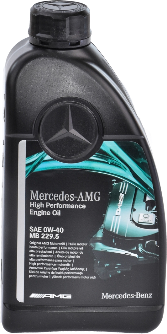 

Моторное масло Mercedes-Benz High Performance Engine Oil MB AMG 229.5 0W-40 синтетическое a000989930211aibe