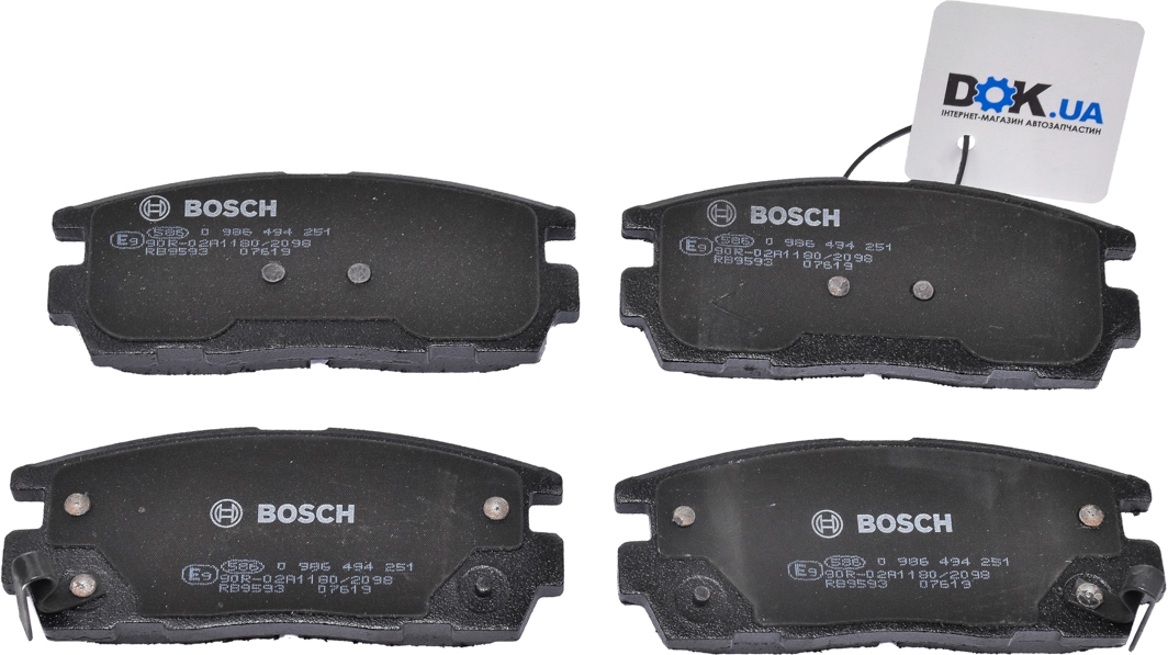 

Bosch 0986494251 Тормозные колодки