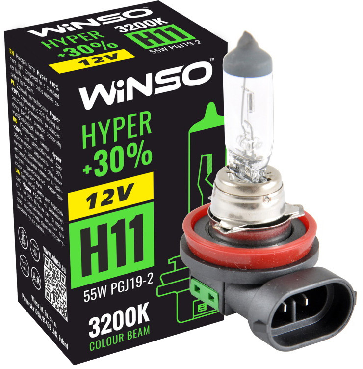 

Автолампы Winso 712810 H11 PGJ19-2 55 W