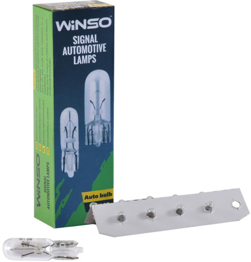 

Автолампы Winso 725240 W1,2W W2x4,6d 1,2 W прозрачная
