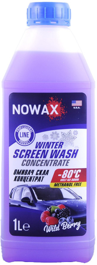 

Концентрат омывателя Nowax зимний -80 °С лесная ягода NX01172