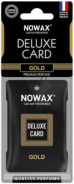 

Ароматизатор Nowax Deluxe Card Gold 6 г NX07731