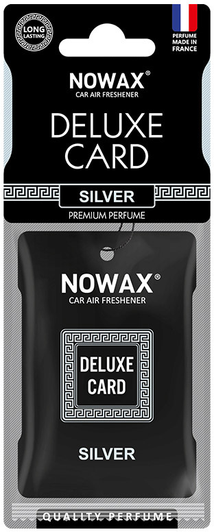 

Ароматизатор Nowax Deluxe Card Silver 6 г NX07732