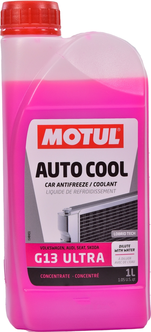 

Концентрат антифриза Motul Auto Cool Ultra G13 розовый 109138