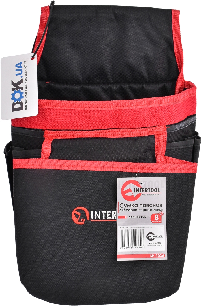 

Сумка поясная для инструментов Intertool 8 SP1036