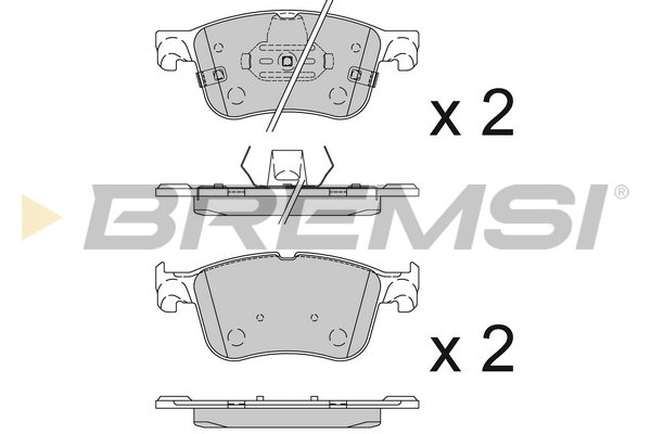 

Bremsi bp3847 Тормозные колодки