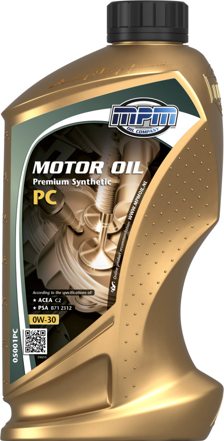 

Моторное масло MPM Premium Synthetic PC 0W-30 синтетическое 05001PC