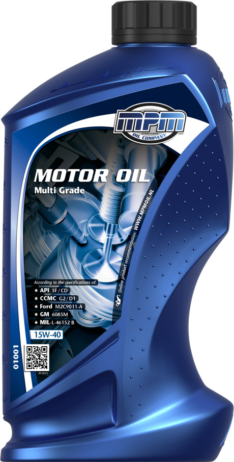 

Моторное масло MPM Multi Grade 15W-40 минеральное 01005