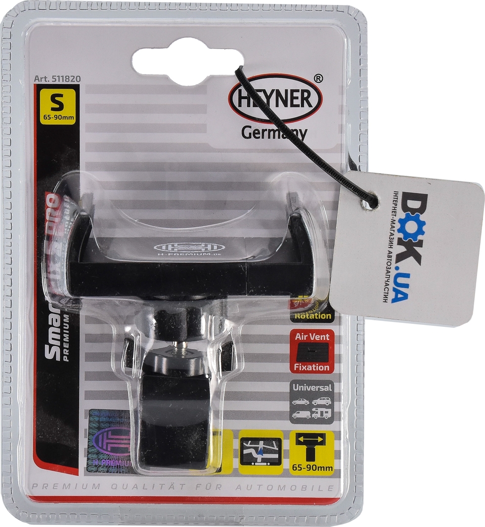 

Держатель для телефона Heyner SmartFix S PRO 511820 черный